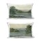 Stupell Industries Mountain Views in Muted Tones 2 Piece Outdoor Printed Pillow Set, design by Ethan Harper, 14 x 7 x 20